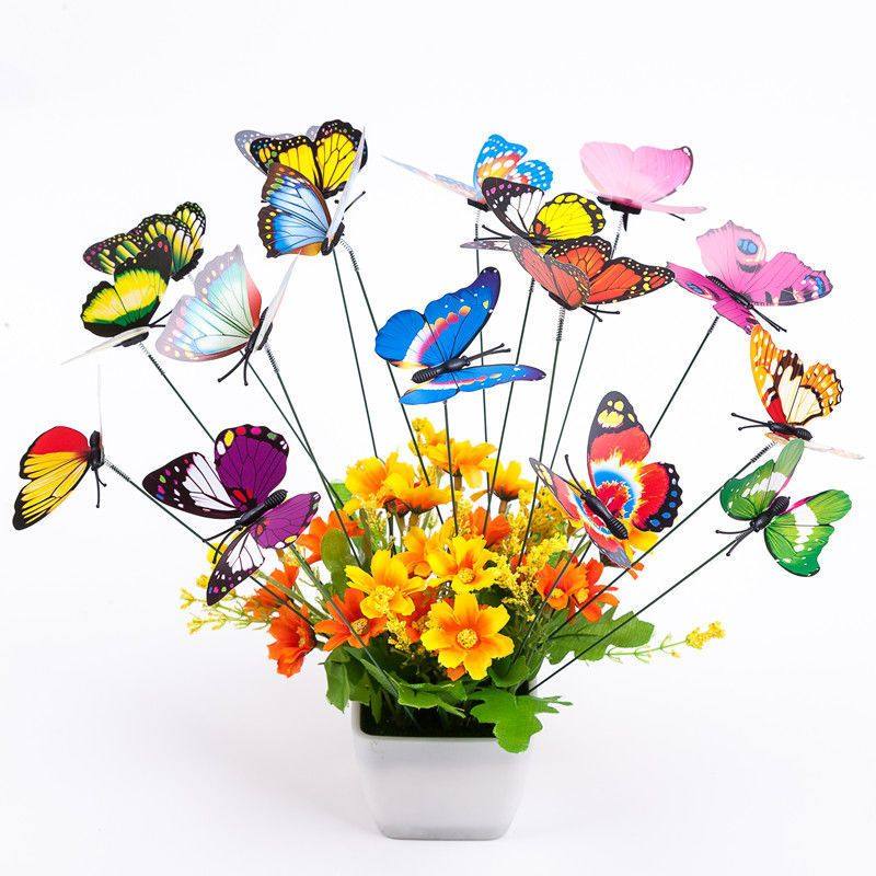 PV防水仿真插杆蝴蝶户外园林草坪地插庭院摆件售楼部装饰道具墙贴,淘宝优惠券,粉丝福利购,淘宝优惠卷