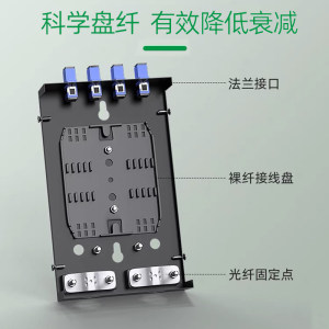 扬业 光纤终端盒4口8口12口24口48口接续盒 SC/ST/FC/LC口光纤接线盒 方口圆口光缆熔纤盒