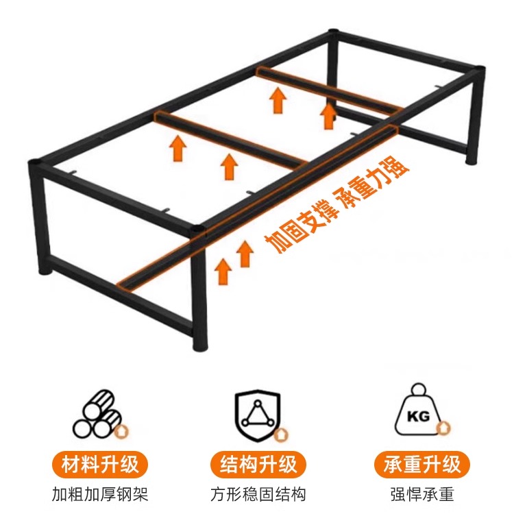 员工会议桌长桌电脑办公桌长条培训洽谈桌大班台书桌长方形开会桌-图0