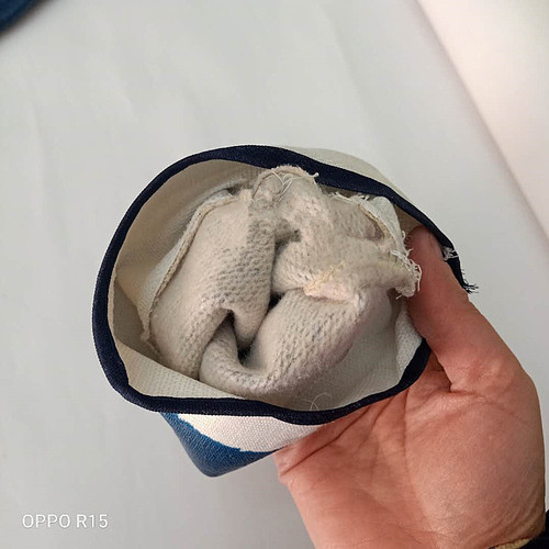全挂胶防油耐油劳保手套浸胶大口蓝丁晴帆布加油防滑止油耐磨加厚 - 图3