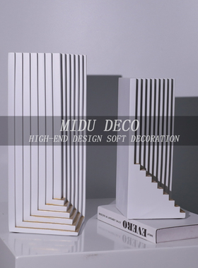 树脂装饰简约样板房阶梯摆件