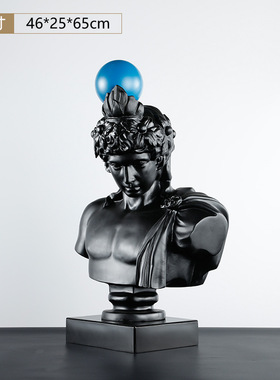 北欧创意样板房希腊人物雕塑摆件现代酒店会所客厅大堂端景台软装