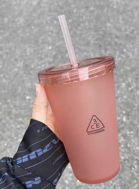 大 夏天刚好 超优质品牌周边 全新 三熹玉粉色水杯 冷水杯650ml
