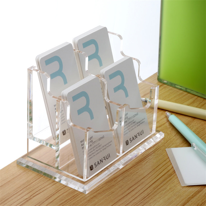 名片盒多层多格桌面容量收纳盒展会名片座定制创意北欧名片展示架,淘宝优惠券,粉丝福利购,淘宝优惠卷