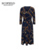 Scofield Women's Chain Print Print V-Neck Dress