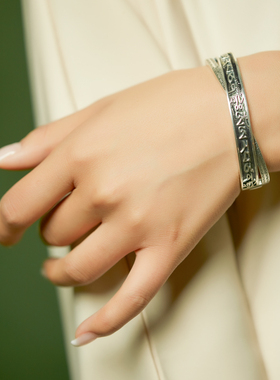 醍醐VAJRA系列文殊心咒双圈手镯