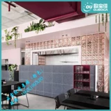 Полый стеклянный кирпичный цвет 190x190x80