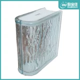 Ультра -белый кристалл прозрачный стеклянный кирпичный кирпичный крыльцо крыльца