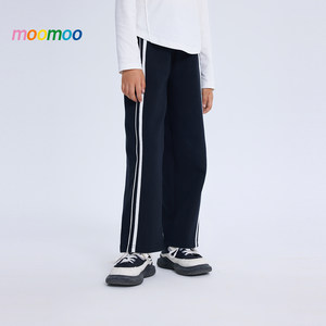 美特斯邦威童装moomoo女童运动阔腿裤春新款时尚潮流可爱舒适下装