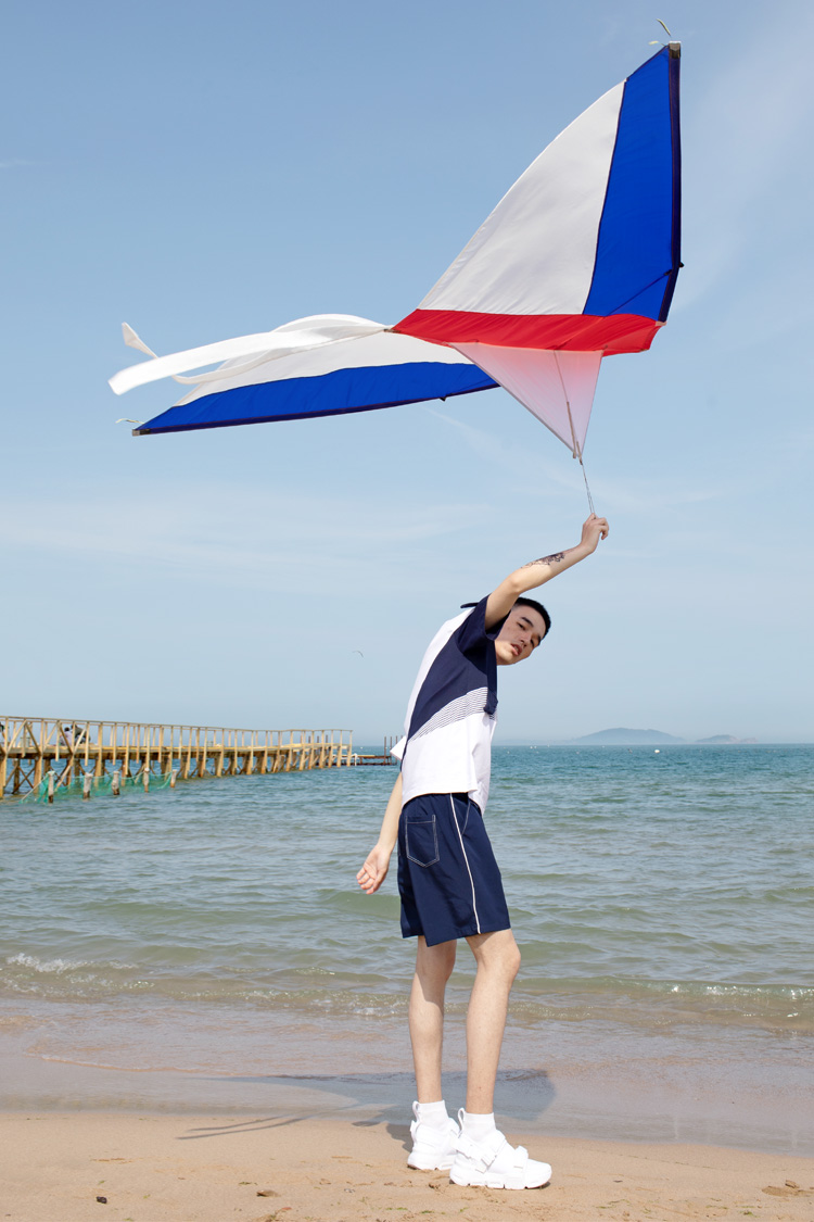 曼德  复古垂感宽松版夏季薄款潮流男裤 山谷少年设计师原创男装 - 图2