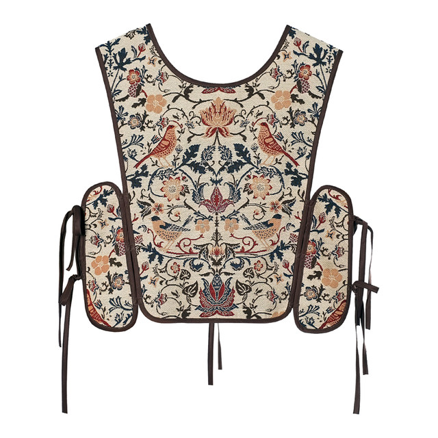 The valley boy wears jacquard vests in front and back