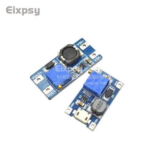 MT3608 DC-DC升压模块2A升压板输入电压2-24V升5/9/12/-28V可调 - 图2