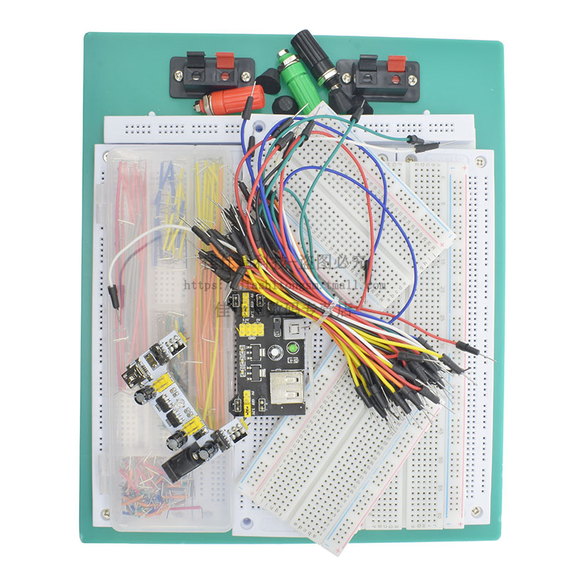 400孔面包板线MB-102 SYB-500电路板洞洞板实验板可组合拼接830 - 图2