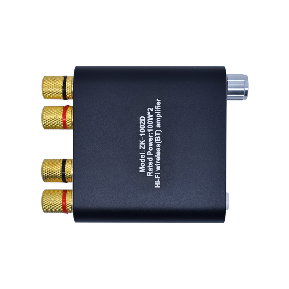100W+100W 蓝牙5.0音频功放板模块2.0双声道立体声铝合金金属外壳