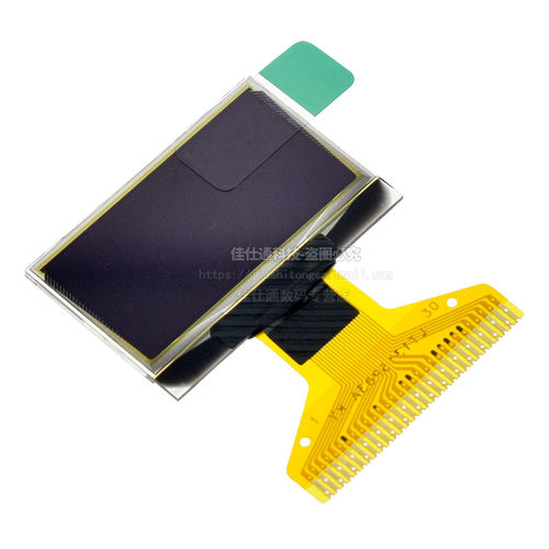 正品0.96寸OLED显示屏12864液晶屏串口屏显示器oled显示屏 - 图0