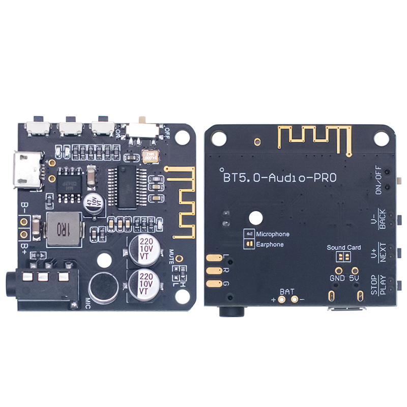 DIY蓝牙5.0音频接收器模块 MP3蓝牙解码板车载音箱音响功放板5.0 - 图3