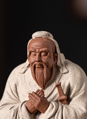 陶瓷孔子国学圣人古代物雕
