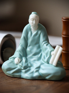 琴棋书画人物摆件中式古典