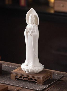 新中式陶瓷摆件林弋西方三