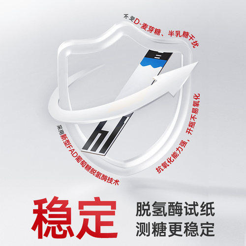 三诺血糖仪试纸安稳家用100片试条适用安稳+code型50片家用监测仪 - 图1