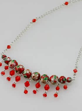 素元锁骨链短款民族风项链韩国女