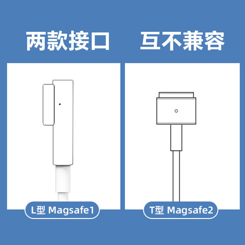 Macbook充电线Typec转magsafe3/2磁吸电源线旧款T型PD100W适用苹果笔记本电脑快充电线M2款macpro转接头140W - 图3