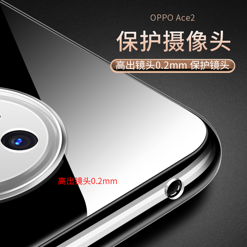 OPPO RenoAce2手机壳Reno Ace2保护套硅胶透明软套防摔超薄款外壳 - 图2