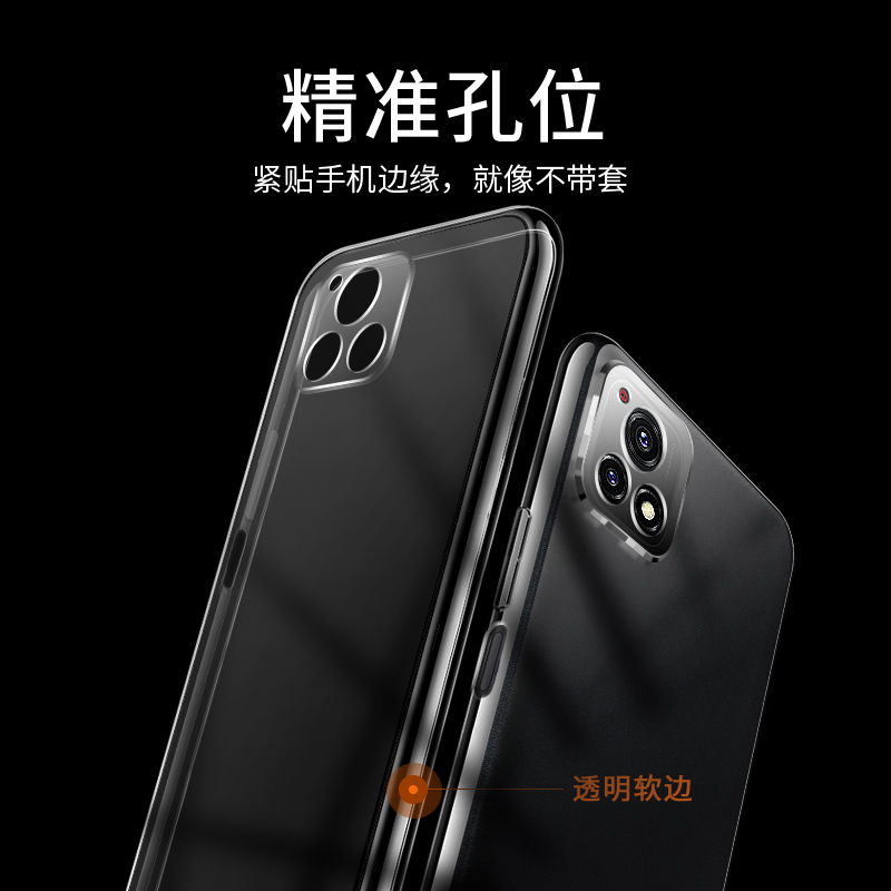 适用于vivoiqoou3手机壳透明iqoou3x防摔硅胶u3男女超薄简约软壳 - 图1