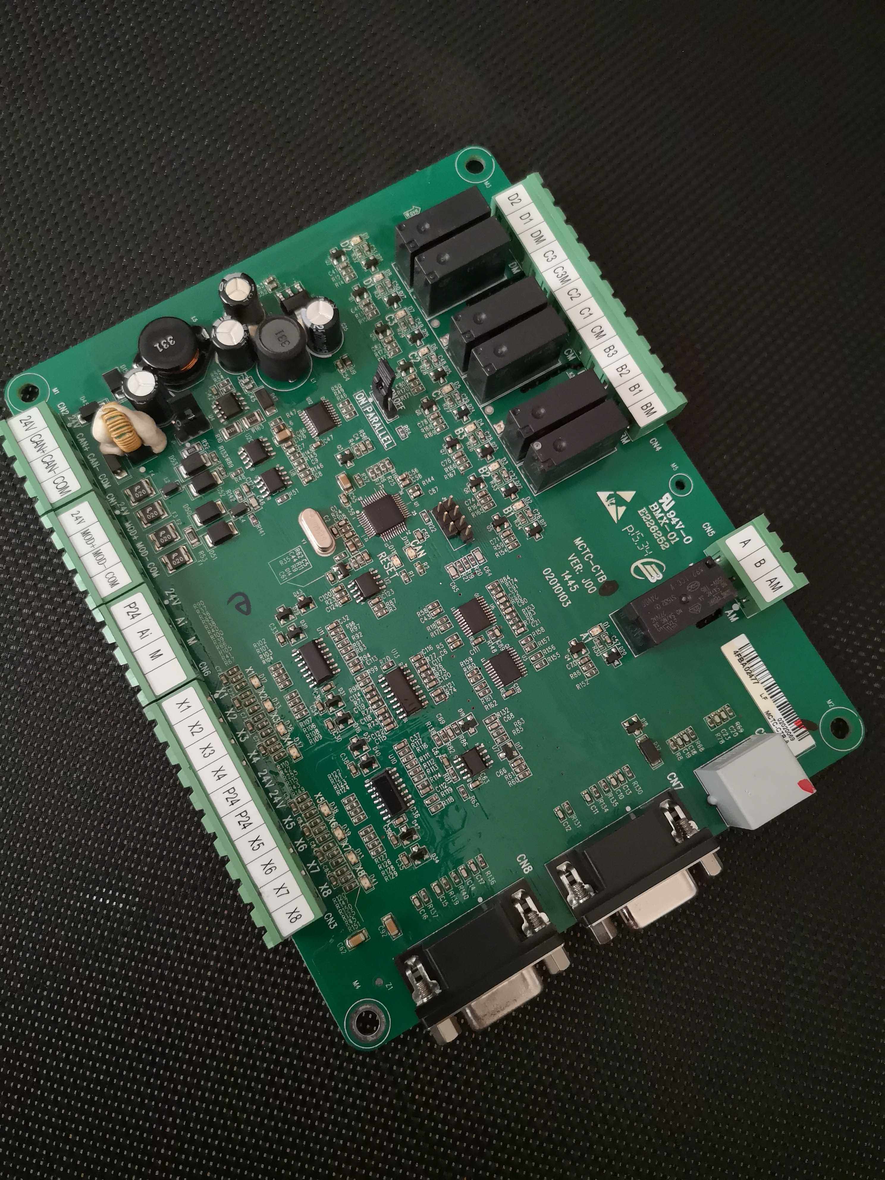 惠州富士电梯配件轿顶板轿厢通讯板mctc-ctb-a(b) 原厂