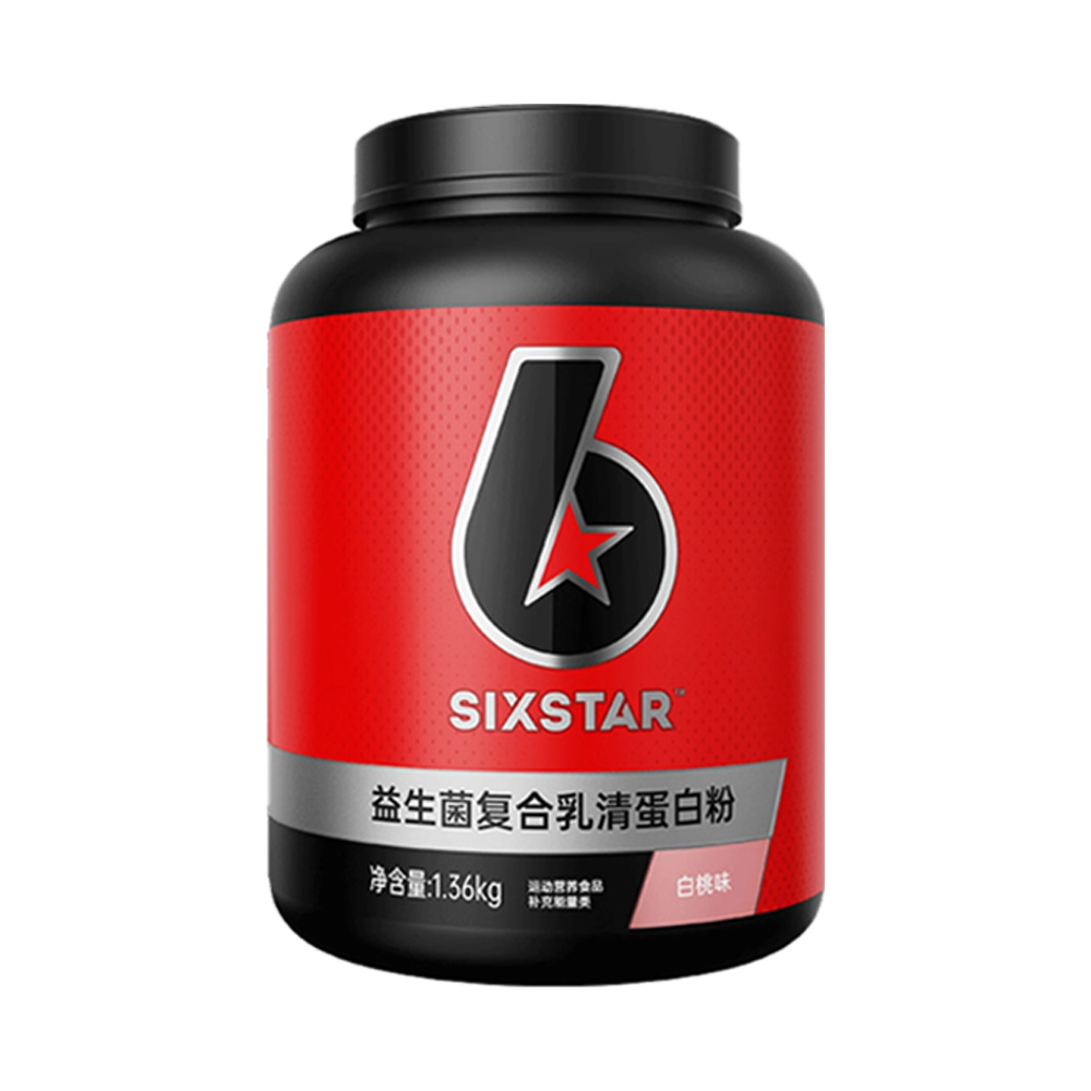 肌肉科技六星乳清蛋白sixstar益生菌增肌粉6星瘦人增重蛋白质粉