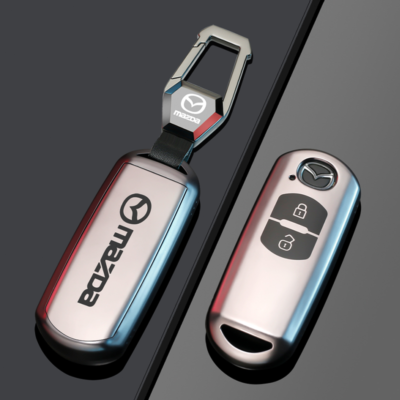 适用马自达3昂克赛拉钥匙套24款cx30汽车cx4阿特兹壳cx5睿翼扣包 - 图2