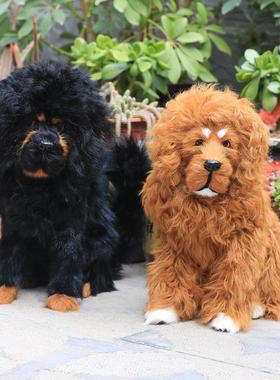 大型仿真狗藏獒狗模型泰迪工艺品商超装饰镇宅摆件道具演出