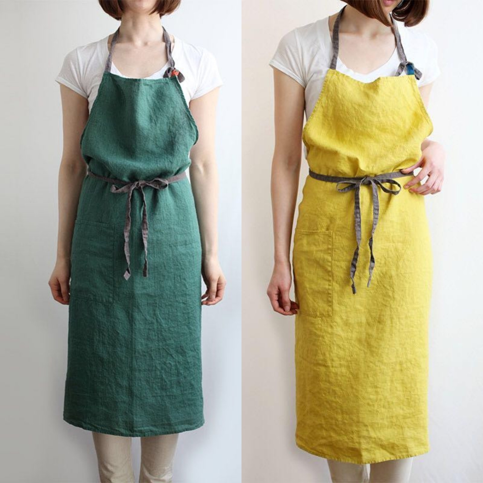 高端日本韩版围裙亚麻面料定制logo韩国简约时尚艺术服务员花艺画,淘宝优惠券,粉丝福利购,淘宝优惠卷