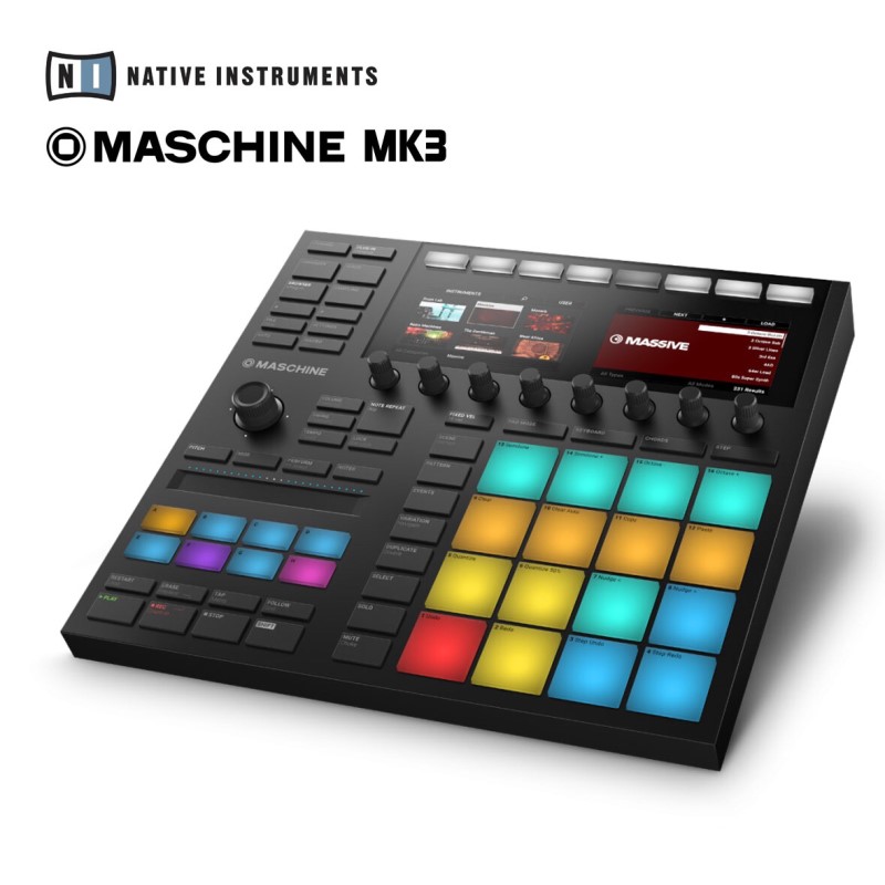 德国NI Maschine MK3 MIDI控制器电音打击垫DJ电脑音乐编曲鼓机 - 图3