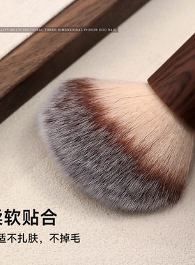 新款美甲粉尘刷子短柄细密软毛