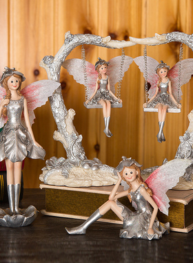 女孩房间装饰品书柜摆件天使礼物