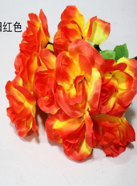 运动会开幕式假花花束手拿花绢花表演塑料花仿真迎宾花七彩玫瑰