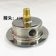Yn60zt axial edge shock-resistant pressure gauge