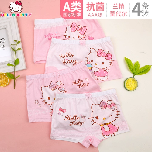 Hello kitty, трусы, антибактериальные детские шорты, штаны, нижнее белье, подходит для подростков