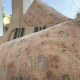 Girl with pink hearts and bows on the bed four-piece set