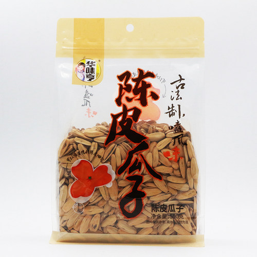 华味亨打手瓜子陈皮瓜子多味香瓜子500g白皮葵花籽炒货休闲零食 - 图3