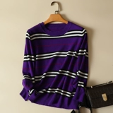 Осенний приятный телу тонкий лонгслив, нарукавники, трикотажный свитер, 2021 года, в корейском стиле, круглый воротник