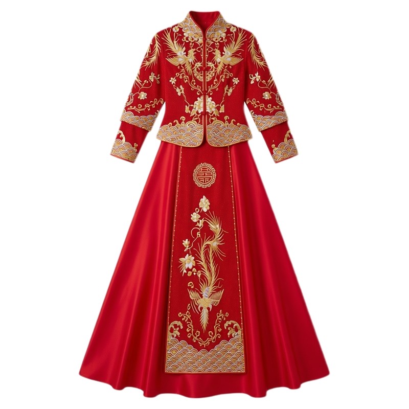 秀禾服服婚服夏季2025新款小个子结婚龙凤褂出阁禾秀大码嫁衣,淘宝优惠券,粉丝福利购,淘宝优惠卷