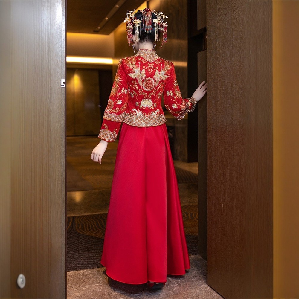 秀禾服服婚服夏季2025新款小个子结婚龙凤褂出阁禾秀大码嫁衣,淘宝优惠券,粉丝福利购,淘宝优惠卷