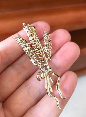 紫色薰衣草花束高级感女式轻奢胸针别针配饰