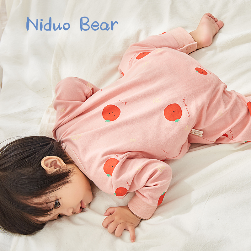 尼多熊新生儿婴儿衣服秋装宝宝哈衣 尼多熊连身衣/爬服/哈衣