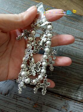 合金民族风叠加拉伸串珠手串个性