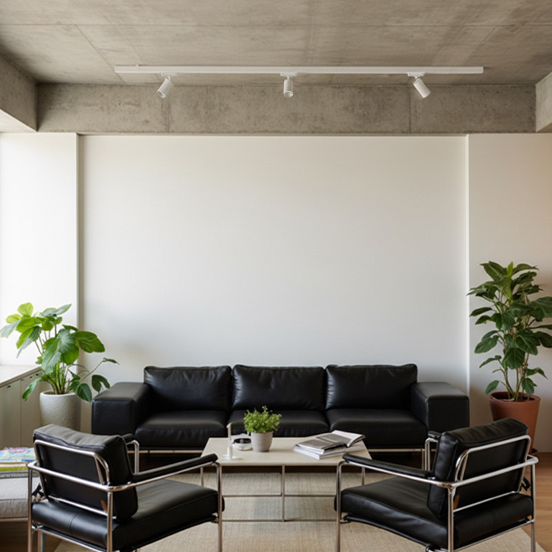 明装轨道射灯led高显色可调客餐厅洗墙防眩照明导轨免吊顶无主灯,淘宝优惠券,粉丝福利购,淘宝优惠卷