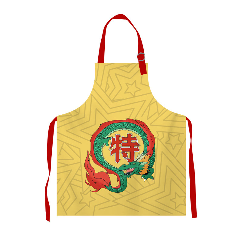 中华小当家厨师做饭炒菜用的围裙大厨夜市大排档防水防油污亚麻感 - 图3