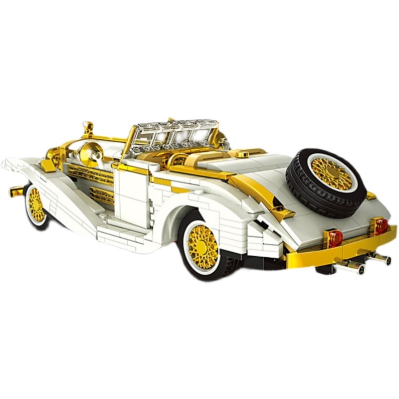 乐高怀旧老爷车经典创意百变系列乐高积木汽车摆件女生客厅